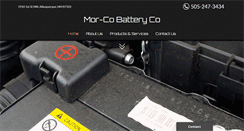 Desktop Screenshot of morcobattery.com